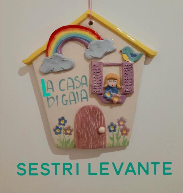La Casa Di Gaia Lägenhet Sestri Levante Exteriör bild